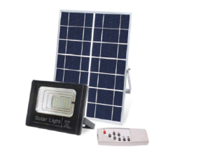 25w solar floodlight with solar panel