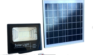 40w flood light with solar panel