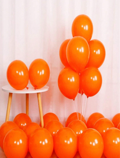 Orange Latex Balloon